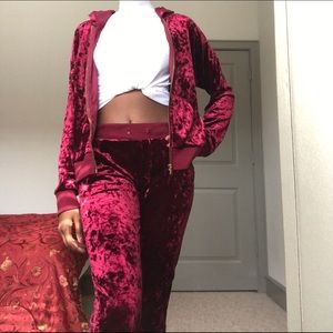 Velvet jumpsuit